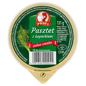PROFI Pasztet z koperkiem 131 g PROFI Pasztet z koperkiem 131 g