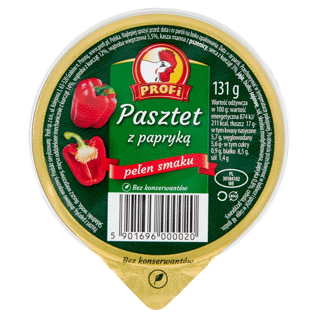 PROFI Pasztet paprykowy 131 g