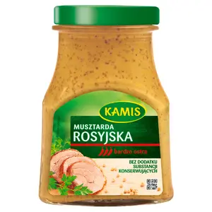 KAMIS Musztarda rosyjska 180 g KAMIS Musztarda rosyjska 180 g