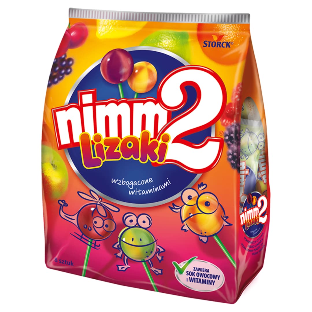 NIMM2 Lizaki wzbogacone witaminami 8 szt 80 g