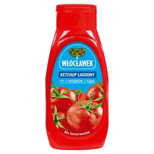 WŁOCŁAWEK Ketchup łagodny 480 g WŁOCŁAWEK Ketchup łagodny 480 g