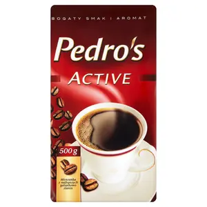 PEDROS ACTIVE Kawa mielona 500 g PEDROS ACTIVE Kawa mielona 500 g