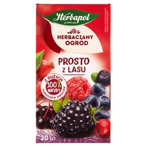 HERBAPOL HERBACIANY OGRÓD Herbatka owocowo-ziołowa prosto z lasu 20 szt. 50 g HERBAPOL HERBACIANY OGRÓD Herbatka owocowo-ziołowa prosto z lasu 20 szt. 50 g