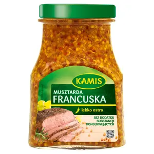 KAMIS Musztarda francuska 185 g KAMIS Musztarda francuska 185 g