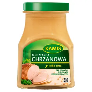 KAMIS Musztarda chrzanowa 185 g KAMIS Musztarda chrzanowa 185 g