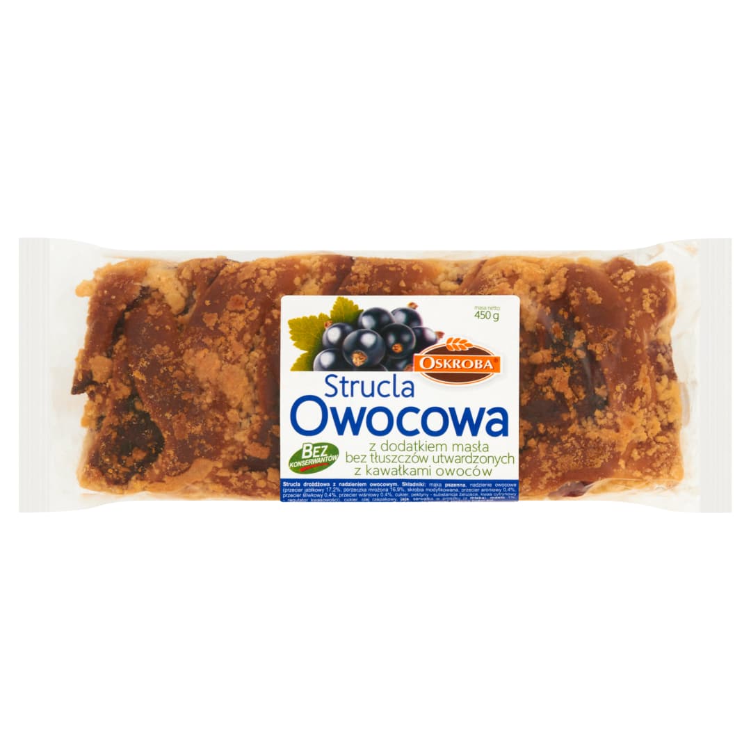 OSKROBA Strucla owocowa 450 g
