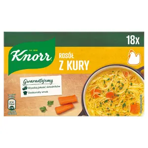 KNORR Bulion z kury 18 kostek 180 g KNORR Bulion z kury 18 kostek 180 g