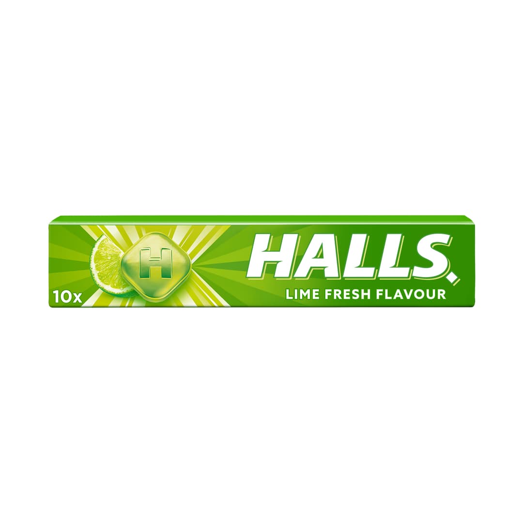 HALLS Cukierki o smaku limonki 34 g