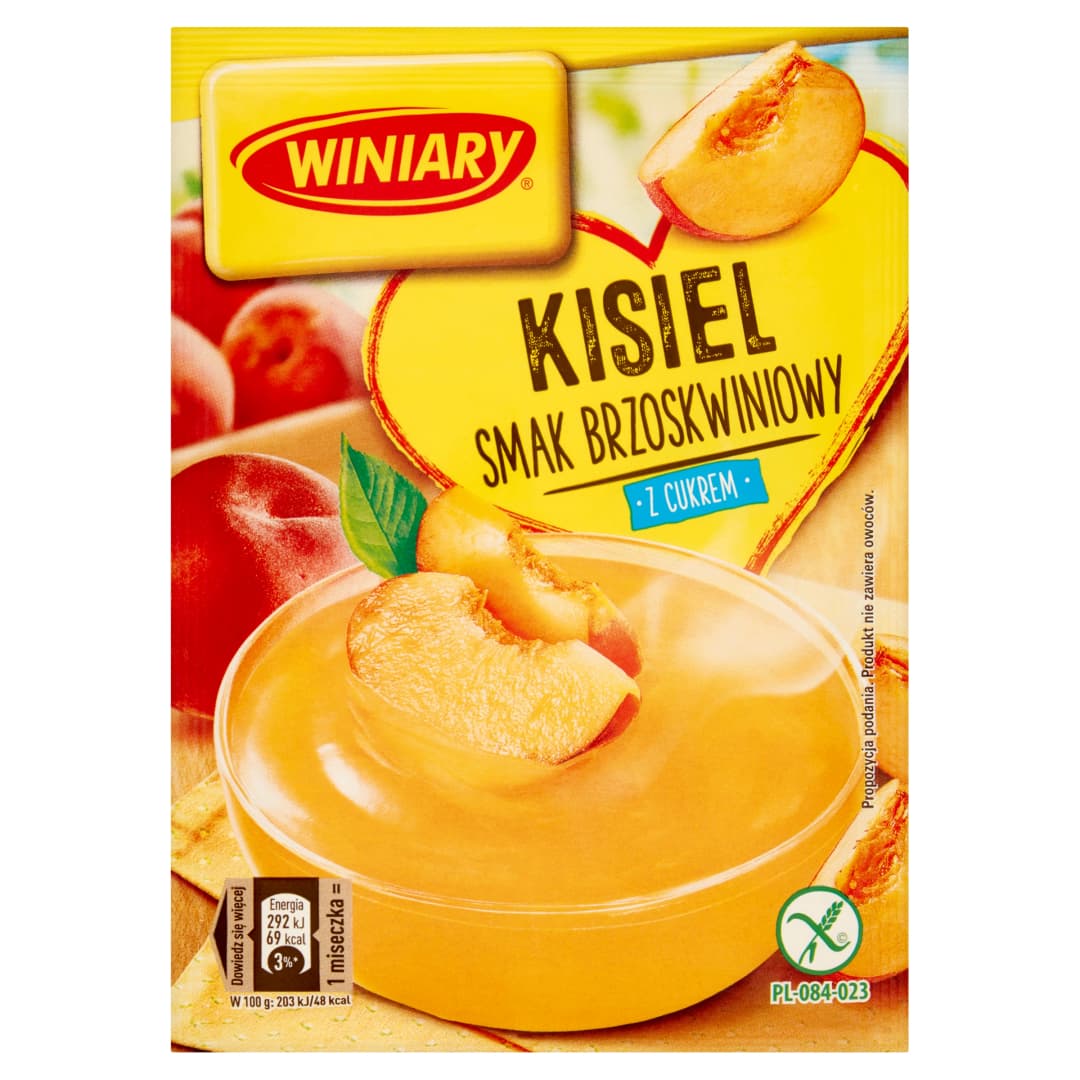 WINIARY Kisiel brzoskwiniowy z cukrem 77 g