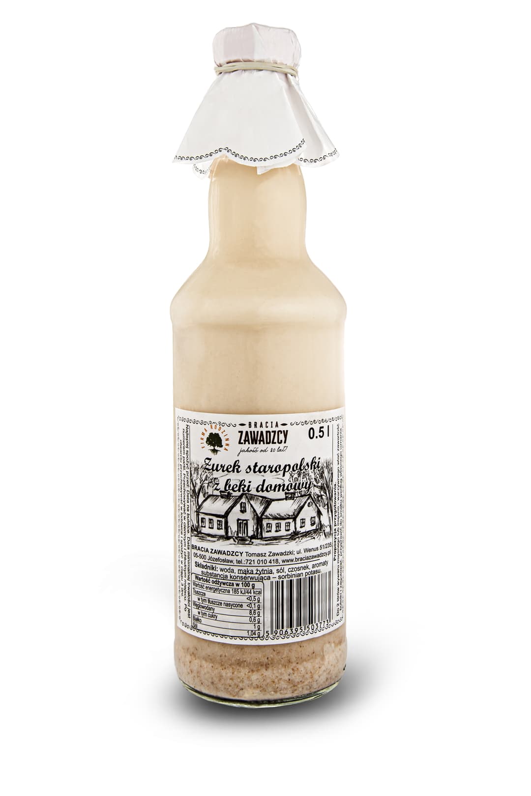 BRACIA ZAWADZCY Żurek staropolski z beki domowy zakwas 500 ml