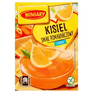 WINIARY Kisiel pomarańczowy z cukrem 77 g WINIARY Kisiel pomarańczowy z cukrem 77 g