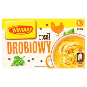 WINIARY Bulion Rosół drobiowy 18 kostek 180 g WINIARY Bulion Rosół drobiowy 18 kostek 180 g