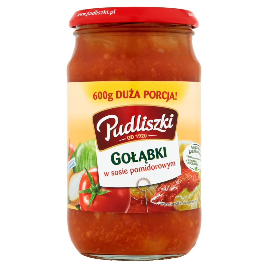 PUDLISZKI Gołąbki w sosie pomidorowym 600 g