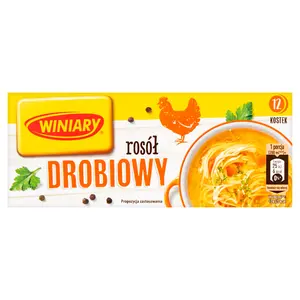 WINIARY Bulion Rosół drobiowy 12 kostek 120 g WINIARY Bulion Rosół drobiowy 12 kostek 120 g