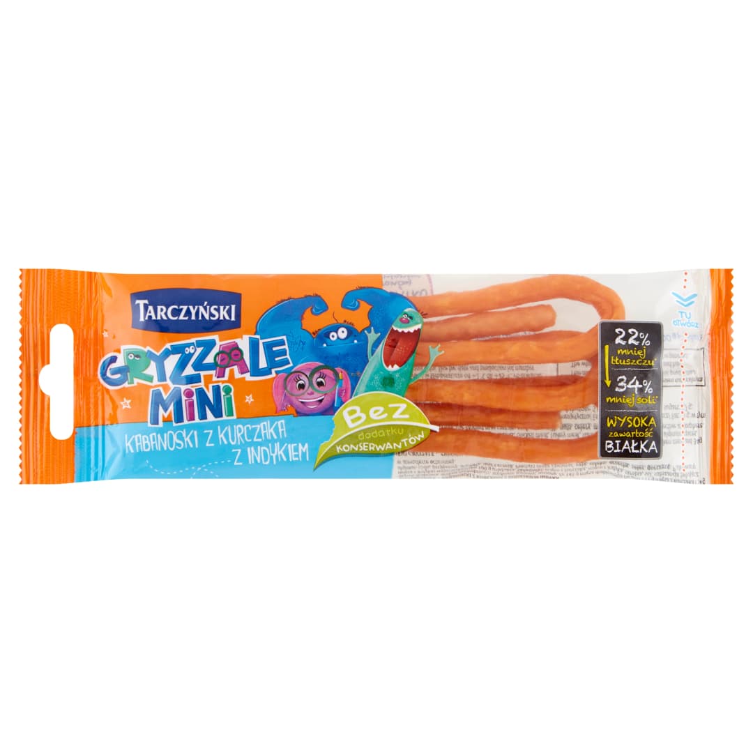 TARCZYŃSKI GRYZALE Kabanosy z kurczaka 40 g