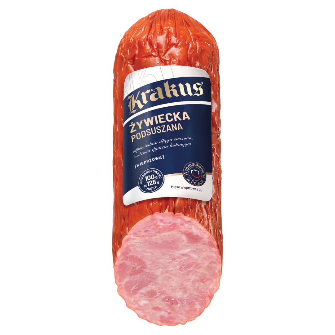 KRAKUS Kiełbasa żywiecka w kawałku 230 g