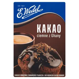 E. WEDEL Kakao Ciemne z Ghany 80 g E. WEDEL Kakao Ciemne z Ghany 80 g