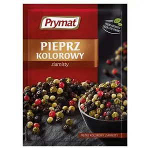 PRYMAT Pieprz kolorowy ziarnisty 15 g PRYMAT Pieprz kolorowy ziarnisty 15 g