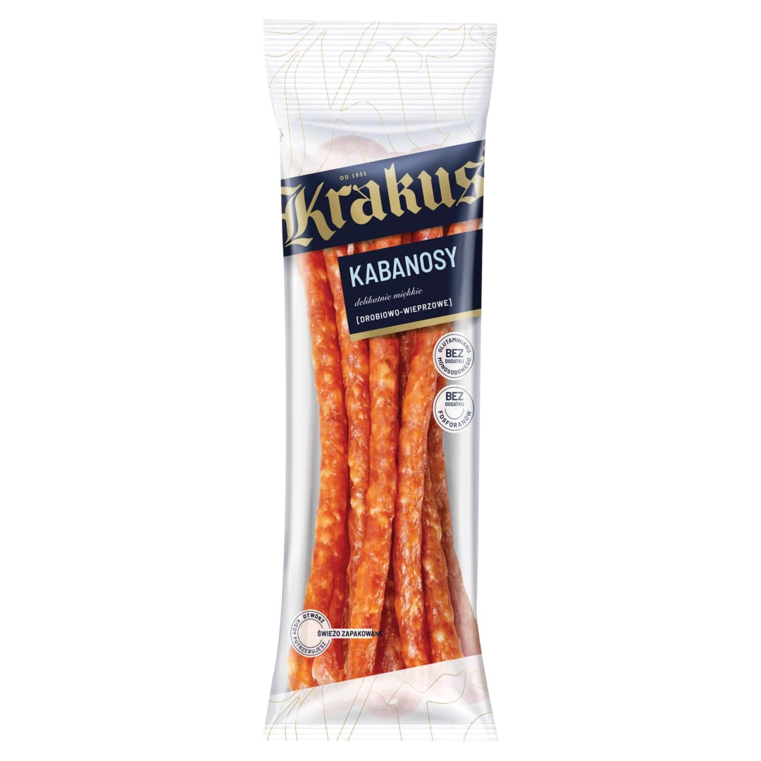 KRAKUS Kabanosy drobiowo-wieprzowe 95 g