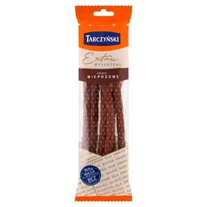 TARCZYŃSKI EXTRA WYSUSZONE Kabanosy wieprzowe 130 g TARCZYŃSKI EXTRA WYSUSZONE Kabanosy wieprzowe 130 g