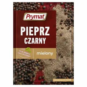 PRYMAT Pieprz czarny mielony 20 g PRYMAT Pieprz czarny mielony 20 g