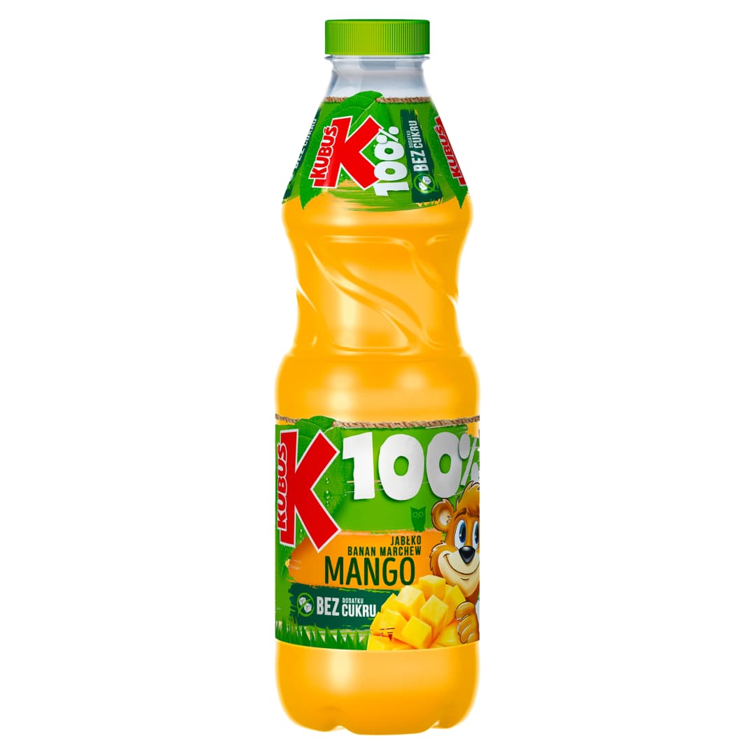 KUBUŚ 100% Sok banan-marchew-mango-jabłko 850 ml
