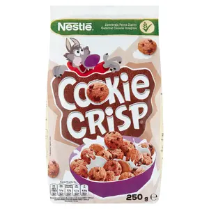 NESTLÉ Płatki śniadaniowe Cookie crisp 250 g NESTLÉ Płatki śniadaniowe Cookie crisp 250 g