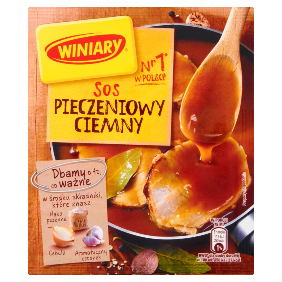 WINIARY Sos pieczeniowy ciemny 30 g