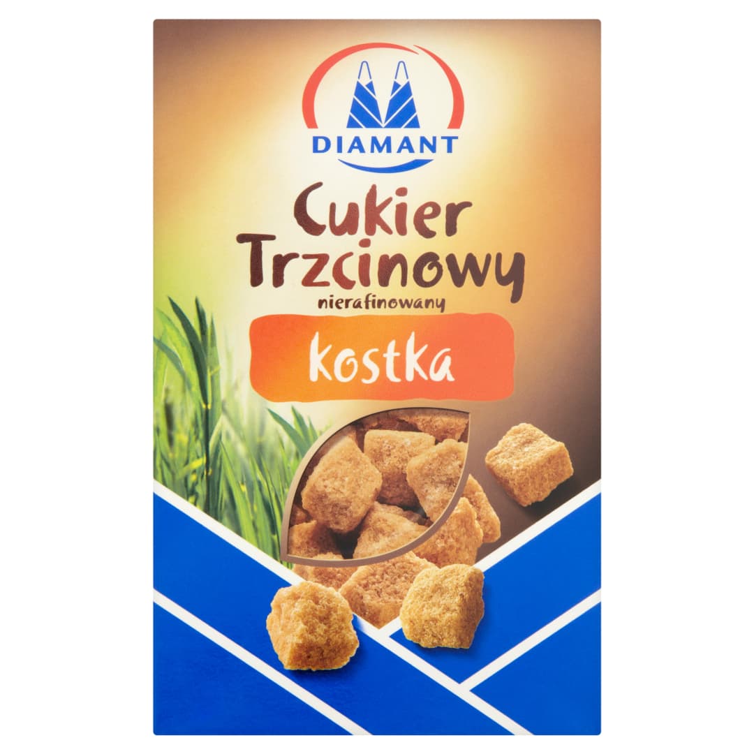 DIAMANT Cukier trzcinowy w kostkach 500 g
