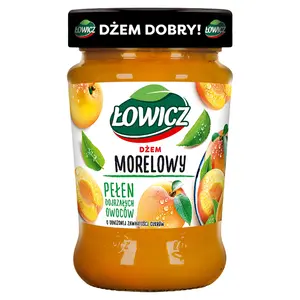 ŁOWICZ Dżem morelowy niskosłodzony 280 g ŁOWICZ Dżem morelowy niskosłodzony 280 g