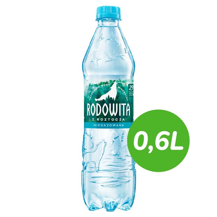 RODOWITA Woda mineralna niegazowana 600 ml