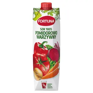 FORTUNA Sok pomidorowo warzywny 1000 ml FORTUNA Sok pomidorowo warzywny 1000 ml