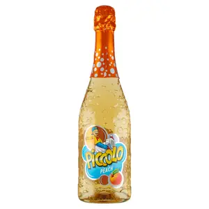 PICCOLO Napój bezalkoholowy musujący o smaku brzoskwiniowym 750 ml PICCOLO Napój bezalkoholowy musujący o smaku brzoskwiniowym 750 ml