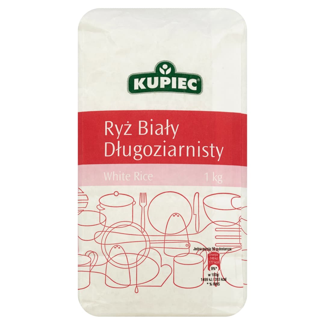 KUPIEC Ryż biały długoziarnisty 1000 g