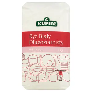 KUPIEC Ryż biały długoziarnisty 1000 g KUPIEC Ryż biały długoziarnisty 1000 g