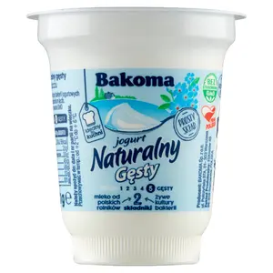 BAKOMA Jogurt naturalny gęsty 150 g BAKOMA Jogurt naturalny gęsty 150 g