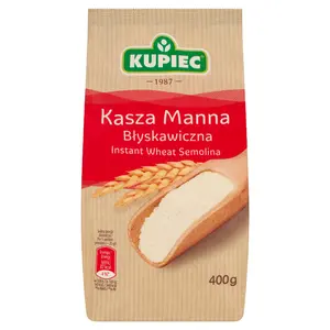KUPIEC Kasza manna błyskawiczna 400 g KUPIEC Kasza manna błyskawiczna 400 g