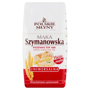 POLSKIE MŁYNY Mąka Szymanowska pszenna Typ 480 1000 g POLSKIE MŁYNY Mąka Szymanowska pszenna Typ 480 1000 g