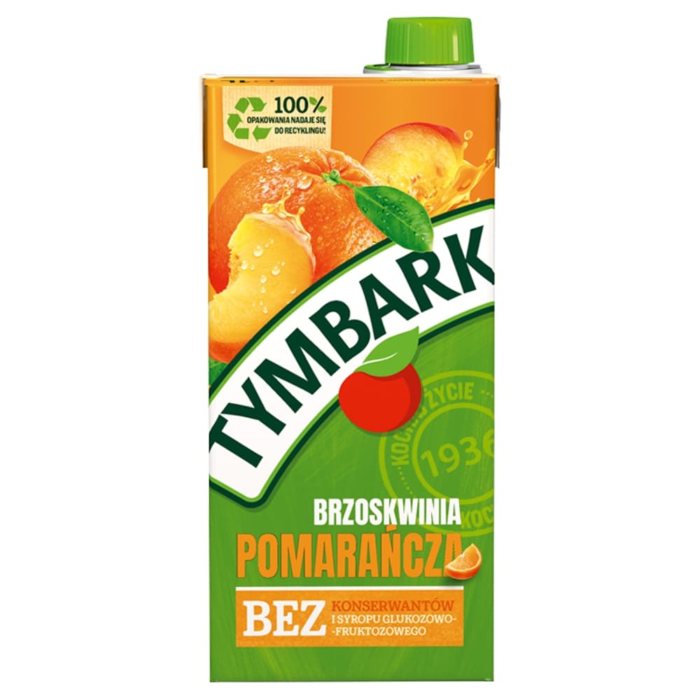 TYMBARK Napój pomarańcza brzoskwinia 1000 ml