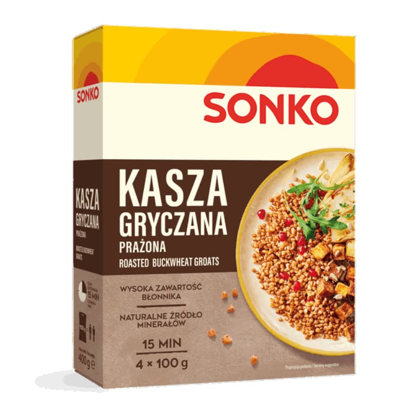 SONKO Kasza gryczana 4x100g 400 g