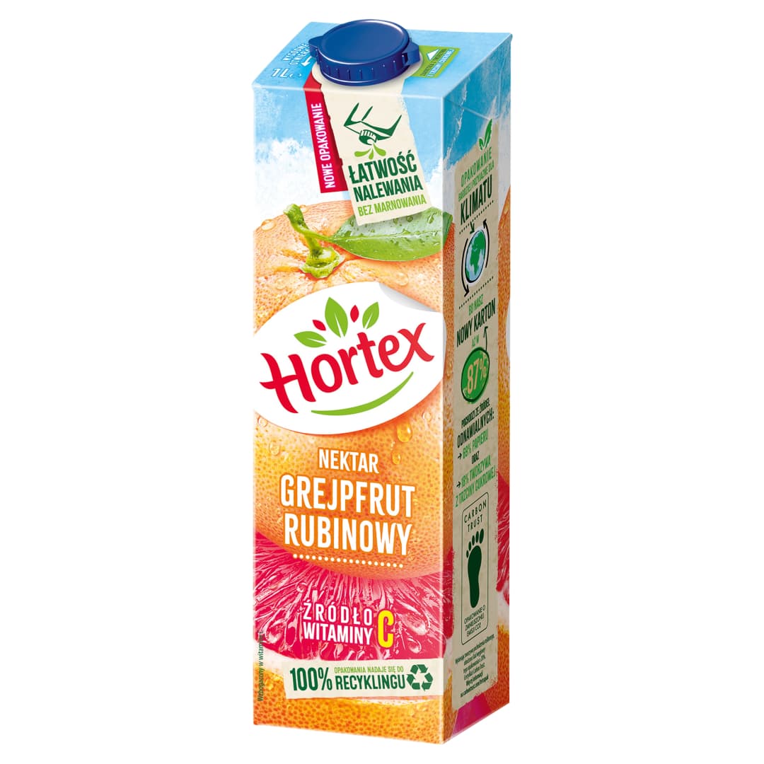 HORTEX Nektar Grejpfrut Rubinowy 1000 ml