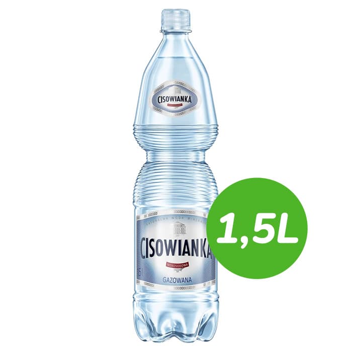 CISOWIANKA Woda mineralna gazowana 1500 ml