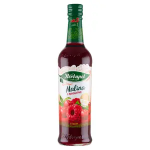 HERBAPOL Syrop o smaku malinowo-żurawinowym 420 ml HERBAPOL Syrop o smaku malinowo-żurawinowym 420 ml