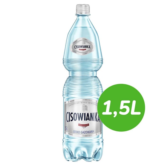CISOWIANKA Woda mineralna lekko gazowana 1500 ml