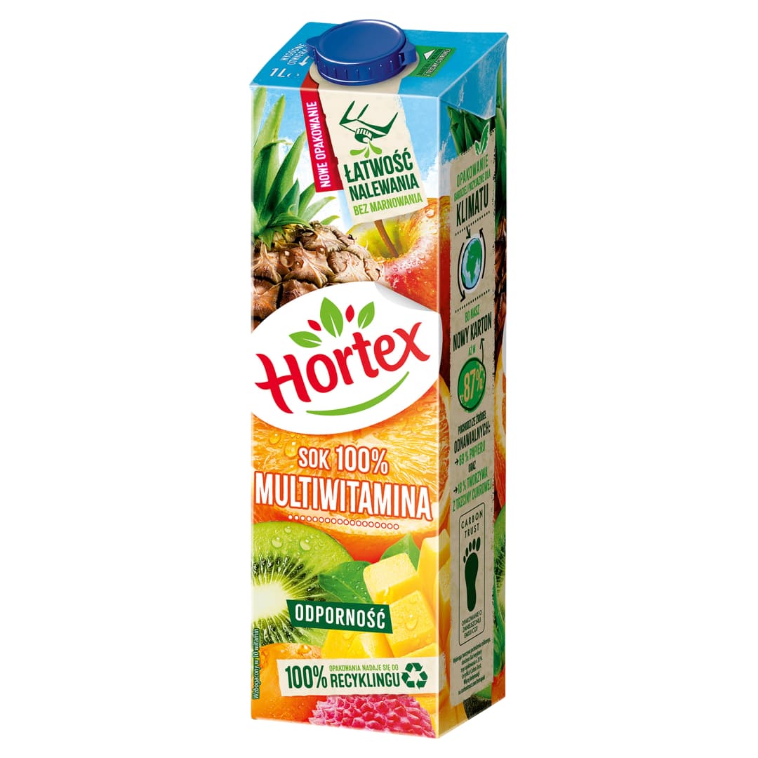 HORTEX Sok 100% multiwitamina 1000 ml