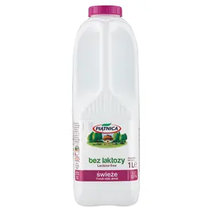 PIĄTNICA Mleko wiejskie 2% bez laktozy 1000 ml PIĄTNICA Mleko wiejskie 2% bez laktozy 1000 ml