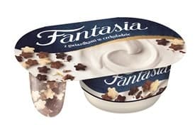 DANONE FANTASIA Jogurt kremowy z gwiazdkami w czekoladzie 102 g