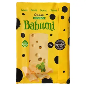 SPOMLEK SERENADA Ser żółty Babuni w plastrach 135 g SPOMLEK SERENADA Ser żółty Babuni w plastrach 135 g