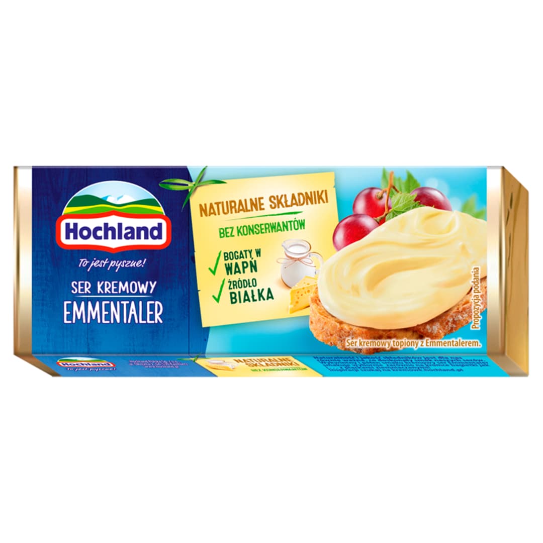 HOCHLAND Ser topiony emmentaler 90 g