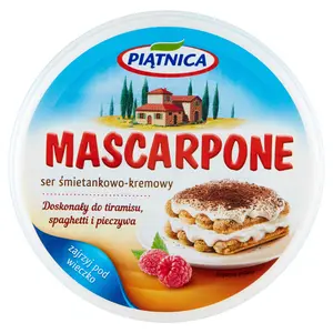 PIĄTNICA Ser Mascarpone 500 g PIĄTNICA Ser Mascarpone 500 g